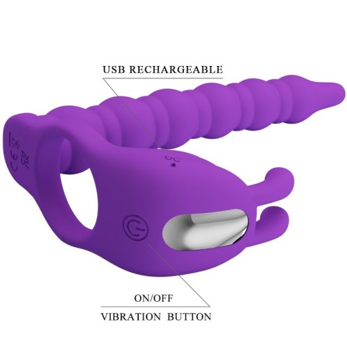 Anillo Vibrador Blackney Para Placer Prolongado