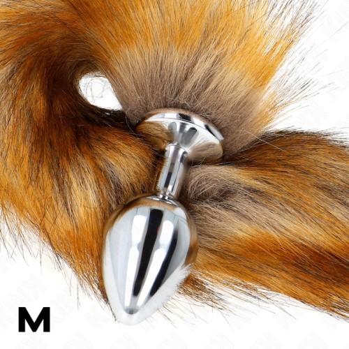 Kink Medium Anal Plug with Tail for Enhanced Pleasure