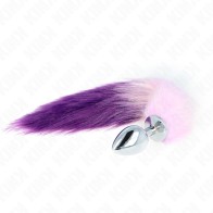 Kink - Lila Anal Plug with Synthetic Tail Size L