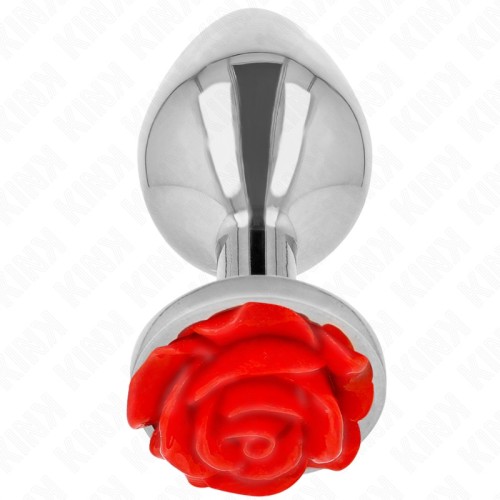 Kink - Plug Anal Rosa Roja Talla L