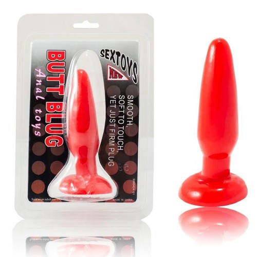 Baile Small Red Anal Plug for Comfortable Pleasure