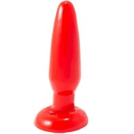 Baile - Plug Anal Pequeño Rojo para Placer Cómodo