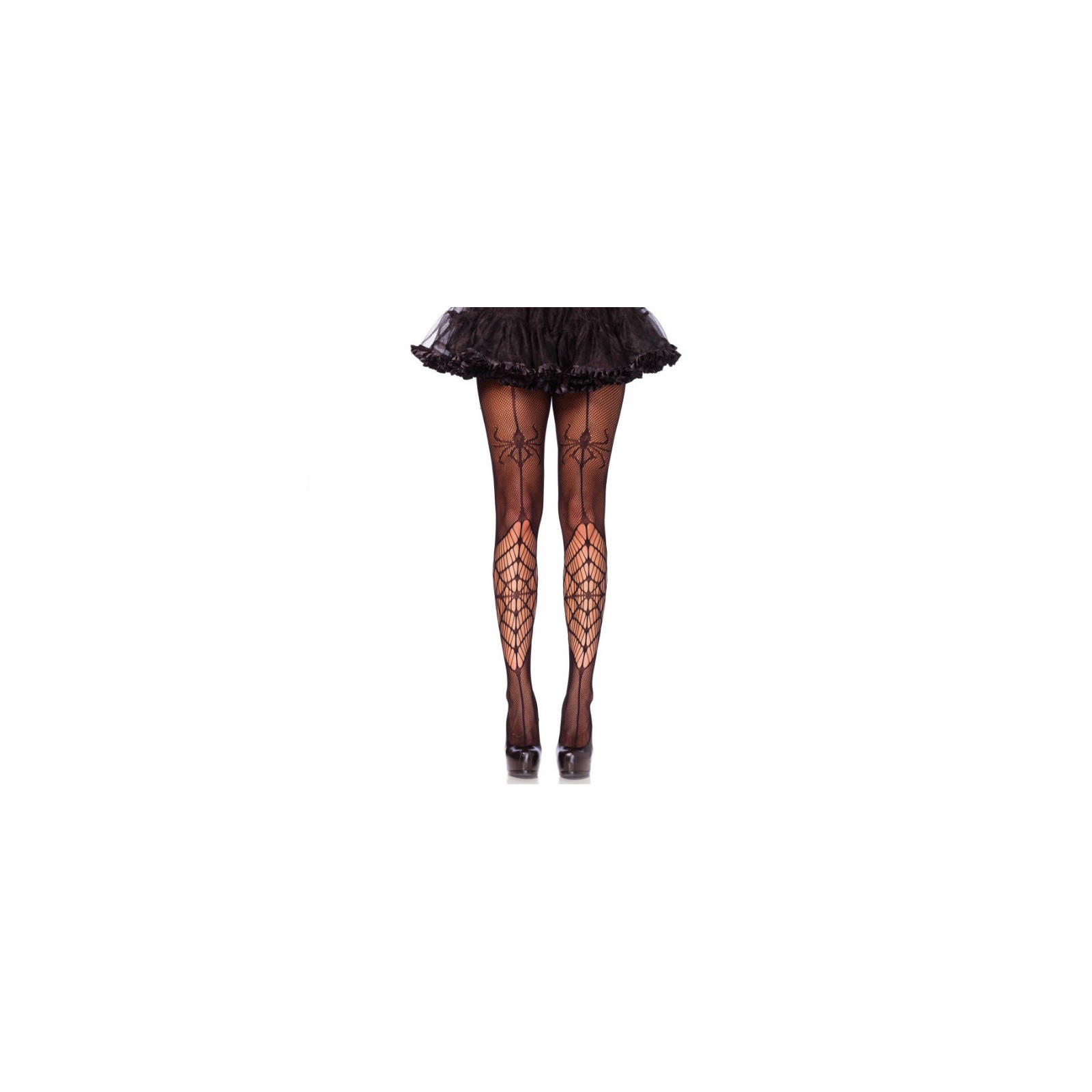 Leg Avenue - Medias Spider Negro