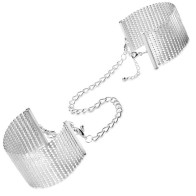 Bijoux Désir Metallic Handcuffs Silver