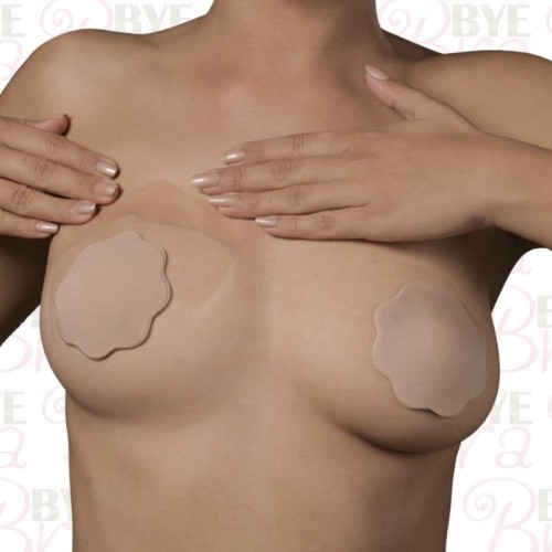 Bye-Bra Breast Enhancer and Silicone Nipple Covers - Size F-H