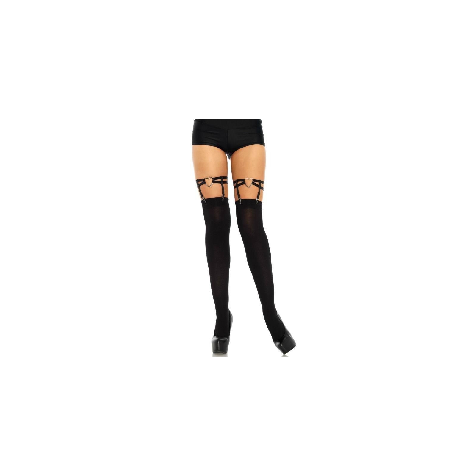 Leg Avenue Double Elastic Stockings - Charming Seduction