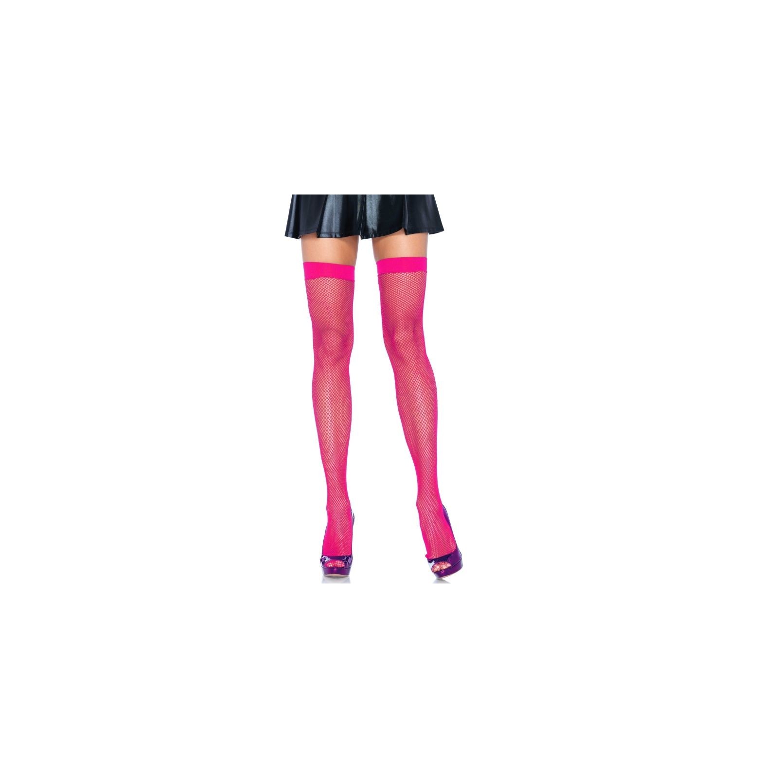 Leg Avenue Medias De Red Rosa Elegantes