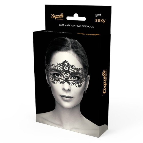 Coquette Chic Desire - Fine Black Lace Eye Mask