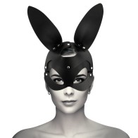 Coquette Chic Desire Vegan Leather Bunny Mask