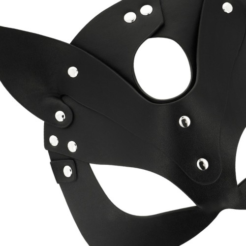 Coquette Chic Vegan Leather Cat Ears Mask | Explore Fantasy