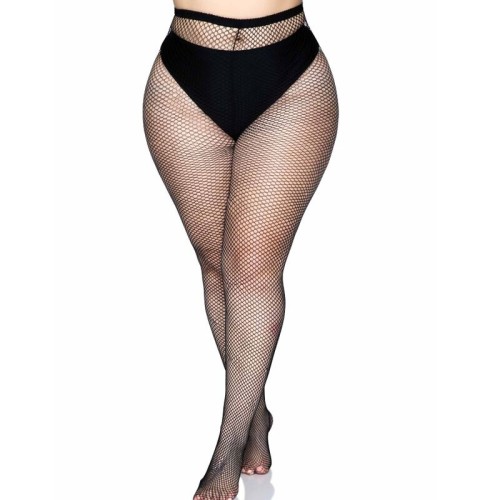 Plus Size Fishnet Stockings for Seductive Style