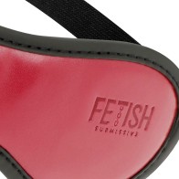 Fetish Submissive Vegan Leather Mask - Elegant Mystery