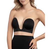 Bye-Bra U-Shaped Black Strapless Bra A Cup