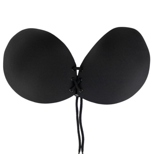 Bye-bra Adhesive Lace Bra Black Cup E - Buy Now