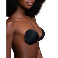 Invisible Black Bra for Backless Outfits - A Cup