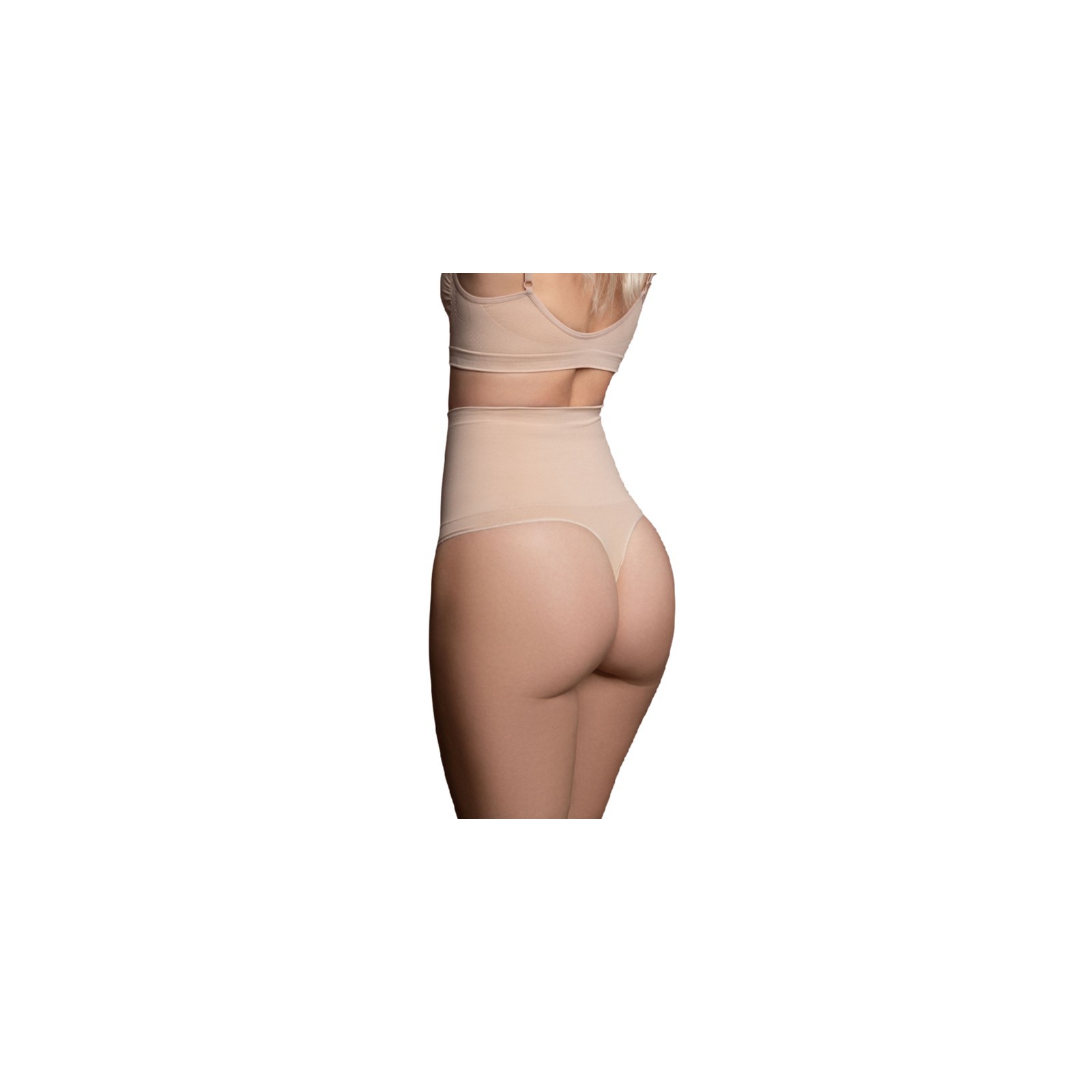 Bye-bra Faja Sin Costuras Estilo Tanga Beige L