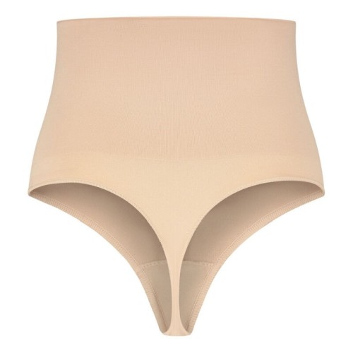 Bye-bra Faja Sin Costuras Estilo Tanga Beige L