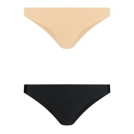 Bye-bra Pack of 2 Brazilian Thongs Size S