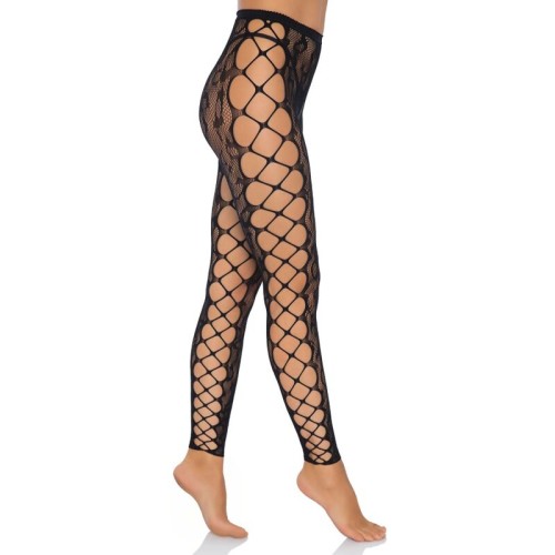 Leg Avenue Footless Crotchless Tights