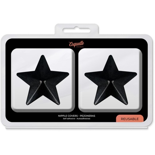 Cubrepezones Estrellas Negras de Coquette Chic Desire