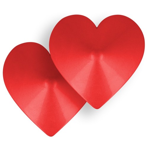 Red Heart Shaped Nipple Covers for Intense Play