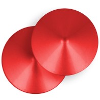 Red Circle Nipple Covers - Perfect for Fetish Play