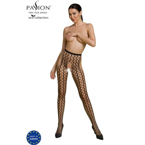 Passion Eco Collection Bodystocking in Black