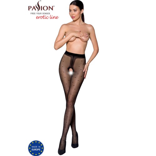 Passion Tiopen 018 Black Stockings - Elegant Design