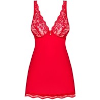 Obsessive Babydoll Y Tanga Luvae Rojo S/M