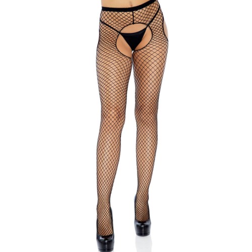 Leg Avenue Crotchless Fishnet Tights