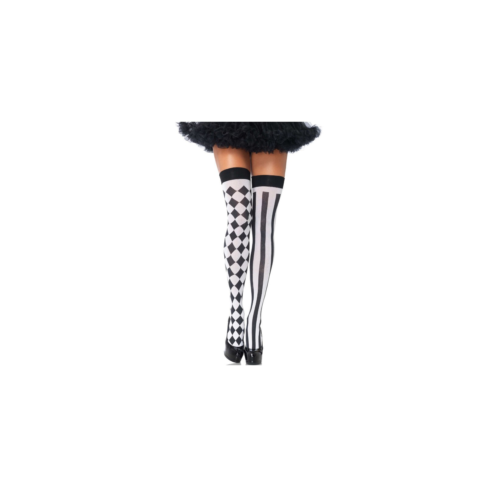 Leg Avenue Harlequin Thigh Highs | Playful Fashion