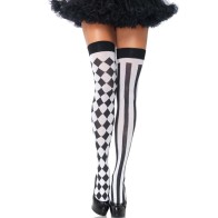 Leg Avenue Harlequin Thigh Highs | Playful Fashion