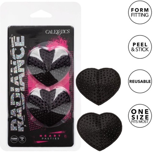 Radiance Glitter Heart Nipple Covers