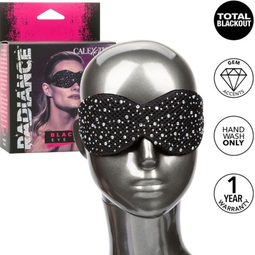 Radiance Opaque Eye Mask with Rhinestones