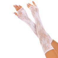 Leg Avenue Guantes de Encaje Floral - Accesorio Elegante