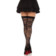 Leg Avenue - Wild Rose Thigh High Stockings