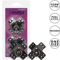 Euphoria O-Ring Nipple Covers Black