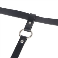 Sublime Leather Chain Leg Harness