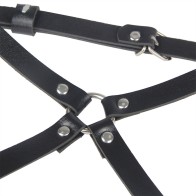 Subblime Waist and Leg Harness Black - Elegant Seduction