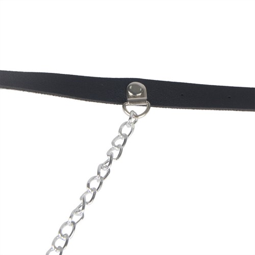 Subblime Leather Belt Harness One Size Black