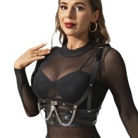 Subblime Arnés Estilo Corset con Cadenas