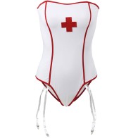 Subblime Sexy Nurse Costume Teddy S/M - Tempting Attire