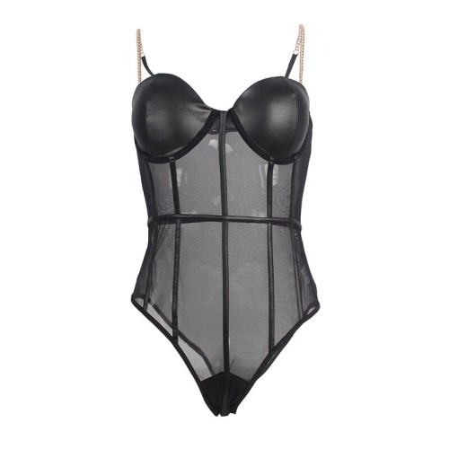 Subblime Body Tirantas Cadena Negro S/M