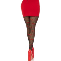 Leg Avenue Polka Dot Cherry Stockings - Rockabilly Style