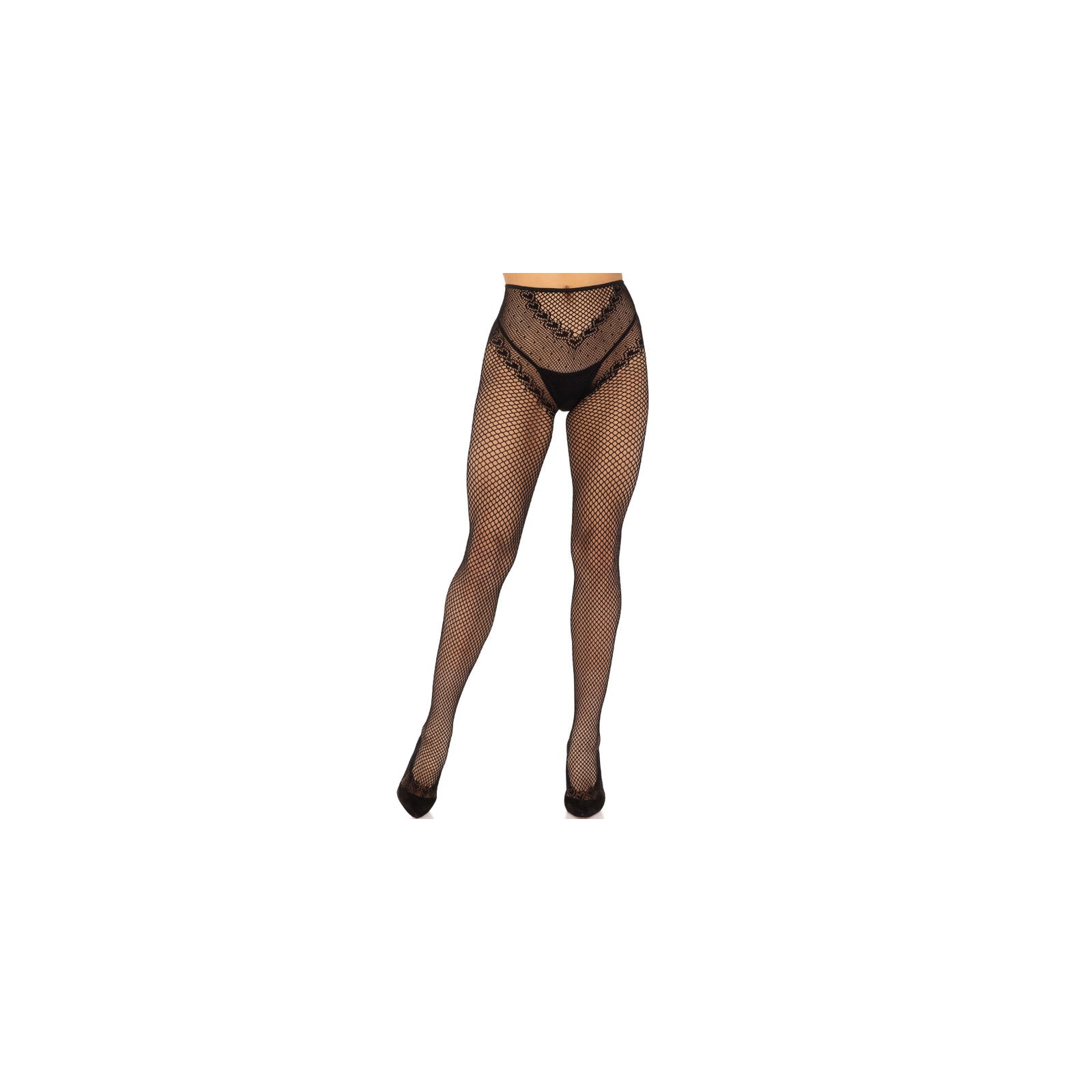 Leg Avenue Open-Crotch Fishnet Tights for Sensual Elegance