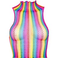 Leg Avenue Multicolored Fishnet Top