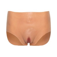 Alter Ego Open Crotch High Waist Brief Natural