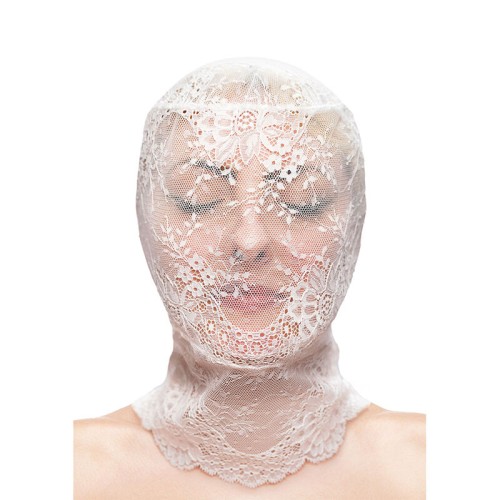 Fetish & Fashion White Lace Hood