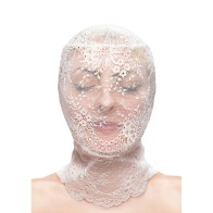 Fetish & Fashion White Lace Hood