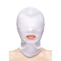 Fetish & Fashion Mouth Opening Hood White